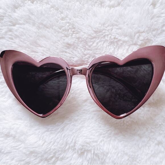 Stylens Accessories - Addison Pink Heart-Shaped Sunglasses